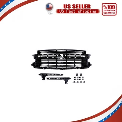 Z71 Grille Upper for 2021-2024 Chevrolet Tahoe Suburban Black - Image 1 of 4