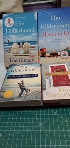 Elin Hilderbrand 4 novels:The Rumor, Winter St.,Winter Solstice, Here's to US - Imagen 1 de 7