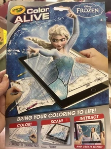 Disney Frozen Color Alive 7 Crayons 16 Coloring Activity Book from Crayola 2016 - Picture 1 of 2