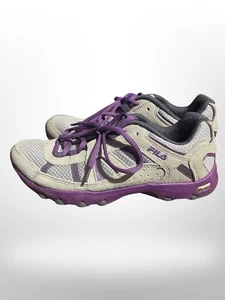 Fila Zipline Womens Size 8 Running Shoes Gray Purple - Picture 1 of 7