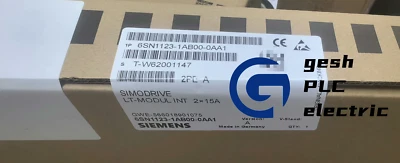6SN1 123-1AB00-0AA1 NEW SIEMENS 6SN1123-1AB00-0AA1 SIMODRIVE 611 Power Module - Image 1 of 4