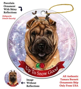 Buen adorno hasta la nieve - Fawn Shar Pei - Imagen 1 de 1