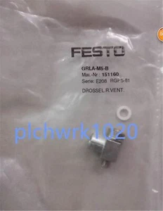 1 PCS NEW IN BOX one-way throttle valve GRLA-M5-B 151160 #A6-30 - Bild 1 von 4