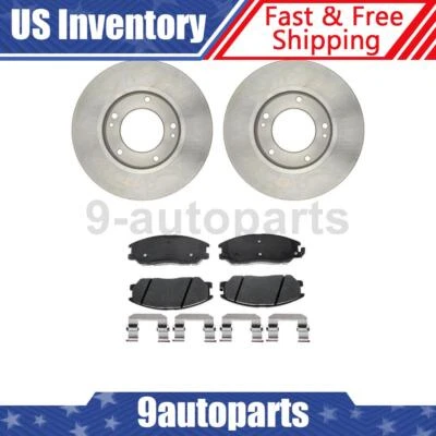 Rotores de freno de disco delanteros pastillas de freno de cerámica para Kia Sorento 2003 2004 2005 2006 Foto 1 de 4