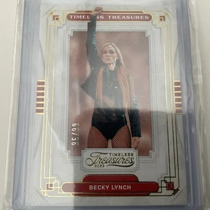 2023 Panini Chronicles WWE - Timeless Treasures TT-7 Becky Lynch 96 /99 Insert!! - Picture 1 of 2