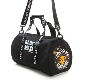 BABY MILO Duffle Bag Takarajimasha BAG BOOK outdoor H41×W22×D21cm BAPE black - Picture 1 of 4