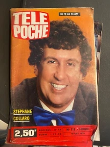 TÉLÉ POCHE 1979 STÉPHANE COLLARO - Picture 1 of 1