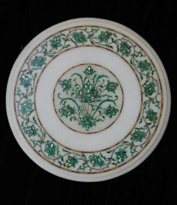 Marble Coffee Table Top Malachite Pietra Dura Handmade Decorative Home Furniture - Picture 1 of 1