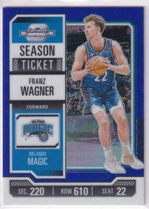 2023-24 Contenders Optic NBA No. 6 Franz Wagner Blue Prizm 80/99 - Bild 1 von 2
