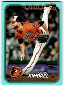2024 Topps Aqua Craig Kimbrel Baltimore Orioles #590 - Picture 1 of 2