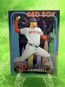 Isaiah Campbell 2024 Topps Chrome Fanatics Fest Big Apple Refractor RC #76 - Picture 1 of 11