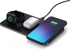 Satechi Trio Wireless Charger w/ Magnetic Pad - Picture 1 of 6