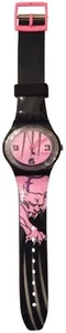 NOT WORKING- DISPLAY ONLY Swatch SKB105 Marked Territory Pink Tiger Womens Watch - Picture 1 of 2