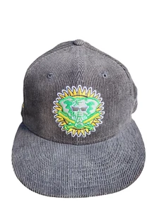 New Era Oakland Athletics 50th Anniversary Corduroy Fitted Hat 7 3/8 Exclusive - Picture 1 of 5