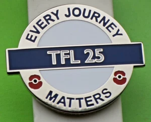 Transport For LONDON TFL 25 Years Underground Busses Enamel Pin Badge - Picture 1 of 2