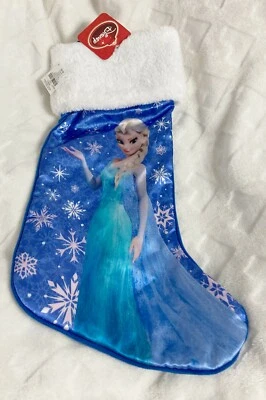 Medias de Navidad Disney, Frozen Queen Elsa Let It Snow, 9,5 x 18 pulgadas Foto 1 de 3