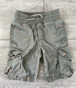 Gap Kids Shark Cargo Short Green Orange Small  - Picture 1 of 6