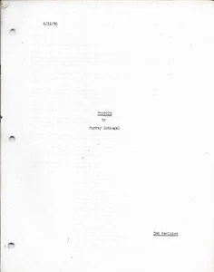 TOOTSIE movie script screenplay reproduction Dustin Hoffman - Picture 1 of 1