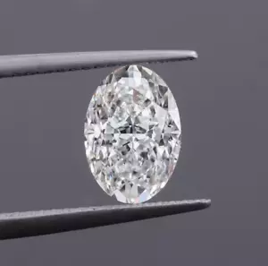 Loser CVD Diamant 6,50 ct oval, Farbe D, 10 x 14 mm, Reinheit IF, zertifiziert - Bild 1 von 6