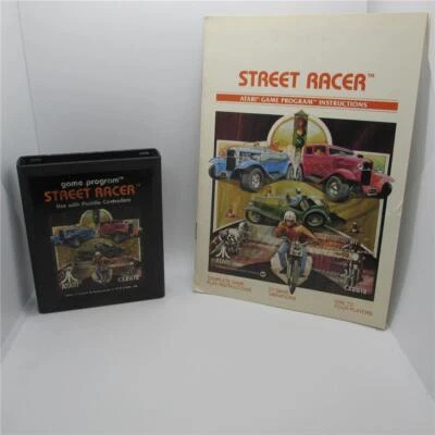 STREET RACER FOR ATARI 2600 OG 1977 W/ MANUAL TESTED @@!! - Image 1 of 3