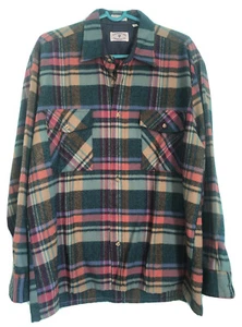 Don Douglass Trading Co. Mens Large Red green Plaid grunge country preppy hip 61 - Picture 1 of 9