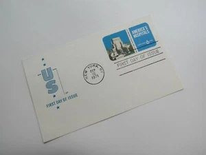 USPS Scott UX60 6c US Hospitals New York Postal Card First Day of Issue - Picture 1 of 4