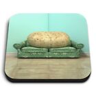 Square Mdf Magnets - Couch Potato Vegetable Lazy Joke  #16405