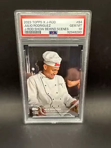 2023 Topps X J-ROD Show Out JULIO RODRIGUEZ Behind The Scenes #B-4 PSA 10 - Picture 1 of 2