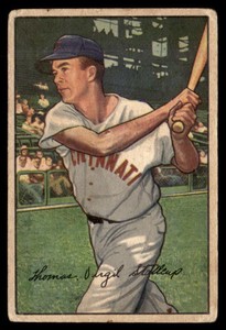 1952 Bowman #6 Virgil Stallcup VG-EX