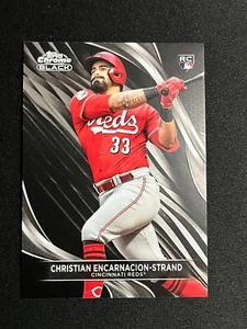 2024 Topps CHROME BLACK CHRISTIAN ENCARNACION-STRAND REDS RC #88 - Picture 1 of 2
