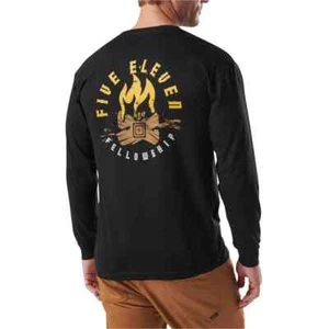 Mens 2XL Long Sleeve 511 'Fellowship' T Shirt Black - Picture 1 of 3