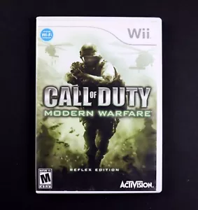 Nintendo Wii Call of Duty Modern Warfare Edición Reflex Probado Funciona - Imagen 1 de 4