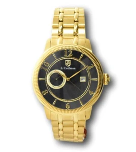 S. Coifman by Invicta Herrenuhr 45 mm klassisch Schweizer Quarz Gold SC0197 - Bild 1 von 12