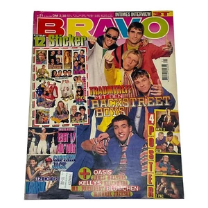 Vintage Bravo German Music Magazine MAY 1996,U96,Oasis,Captain Jack,3T,East 17 - Foto 1 di 12