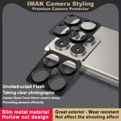For XiaoMi 14T Pro 5G, imak Metal Material Hollow Camera Protect Bezel Cover - Image 1 of 4