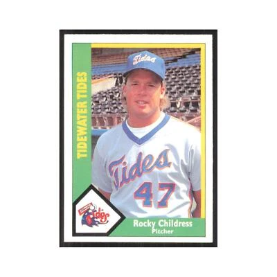 1990 CMC Minor League Rocky Childress Tidewater Tides #354 - Image 1 of 3
