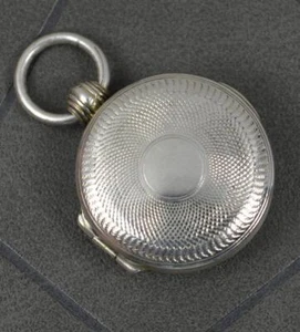 Vinaigrette circolare in argento inglese Guglielmo IV 1833 Giovanni Lorenzo - Foto 1 di 8