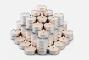 Tea Light Candles Bulk Tea Lights Tealight Tealights Unscented Candle Pack Of 48 - Picture 1 of 5
