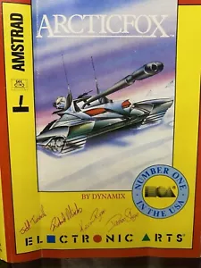 ARCTICFOX•Video Game•Amstrad CPC•Double Cassette Case•1986•Tank simulation - Picture 1 of 23
