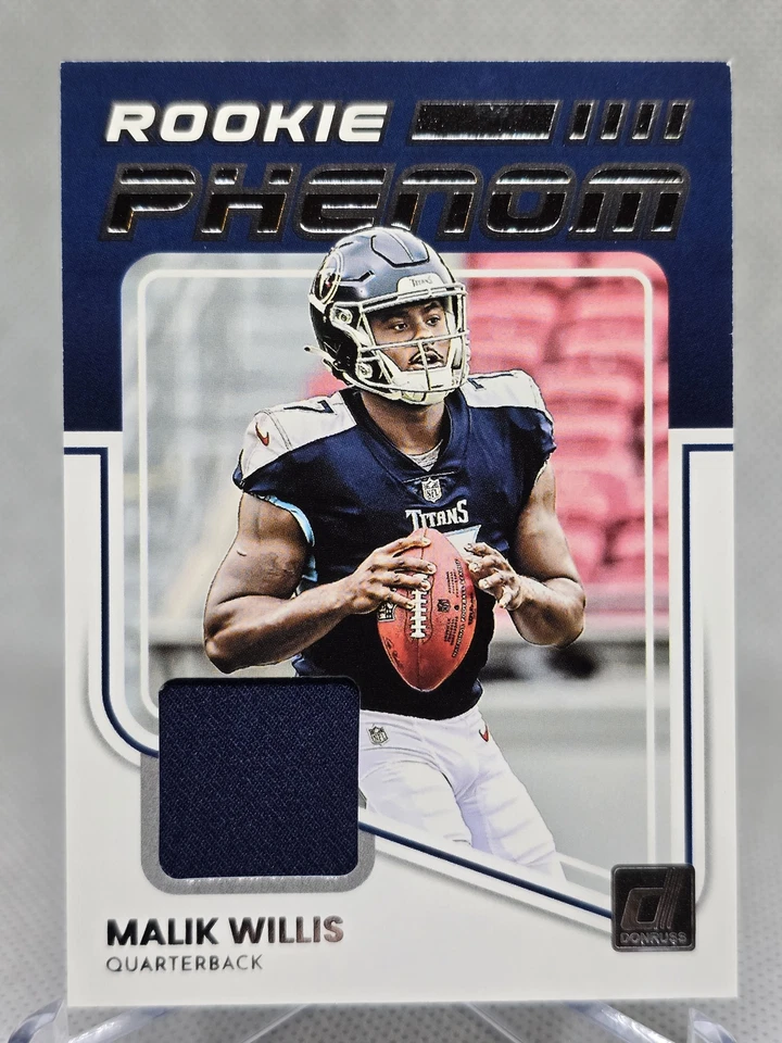 2022 Donruss #RPJ-3 Malik Willis Rookie Phenom Jerseys - Image 1 of 2