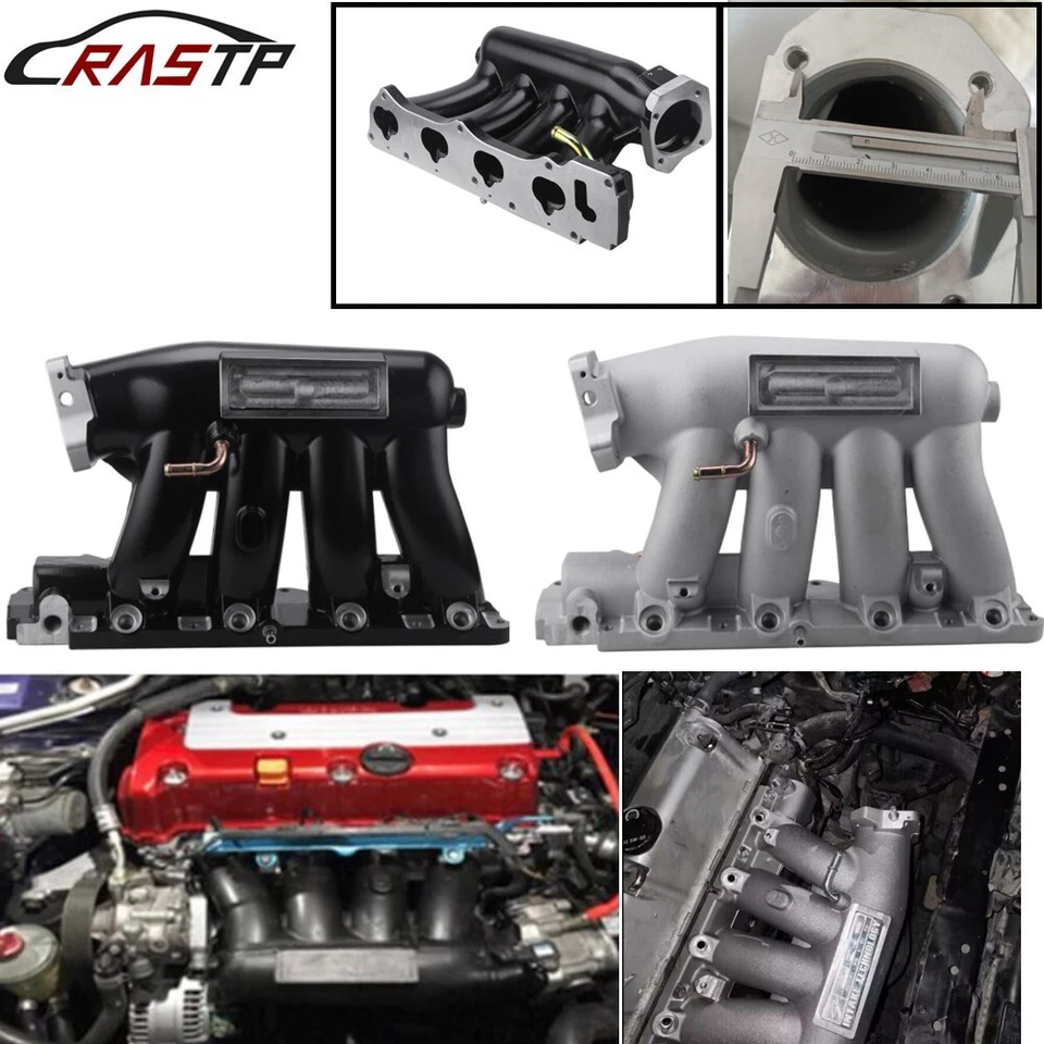 Aluminum K20 K24 K24A2 RBC Intake Manifold Racing K-Series For Honda Acura TSX - Image 1 of 4