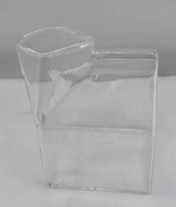 Half Pint Hand-Blown Glass Milk Carton - Picture 1 of 6
