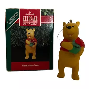 HALLMARK Keepsake 1991 WINNIE THE POOH Collection CHRISTMAS ORNAMENT Vintage NEW - Picture 1 of 7