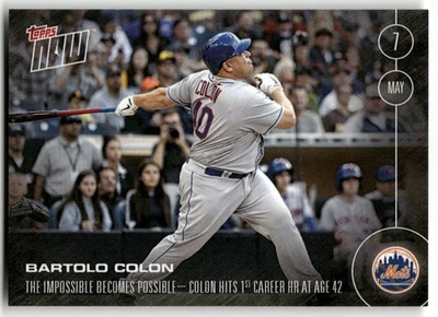 Bartolo Colón 2016 Topps AHORA IMPOSIBLE SE HACE POSIBLE 1ª RR #57 ¡DURO! Foto 1 de 4