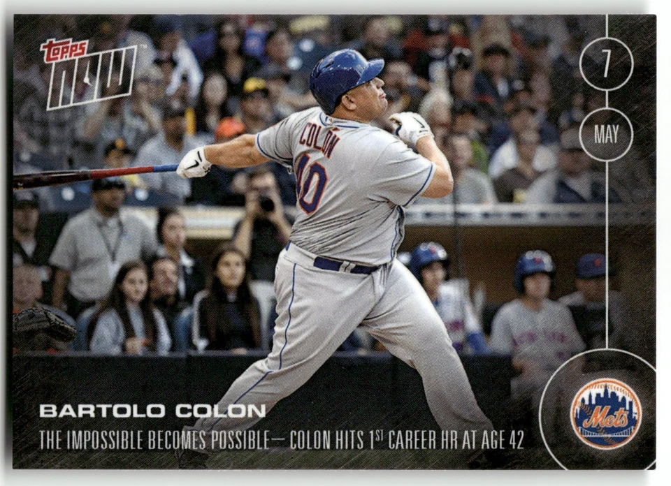 Bartolo Colón 2016 Topps AHORA IMPOSIBLE SE HACE POSIBLE 1ª RR #57 ¡DURO! Foto 1 de 4