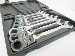 Juego de llaves de anillo de trinquete flexible Imperial SAE AF 8 piezas 5/16" -3/4" nuevo TZ SP153 - Imagen 1 de 10