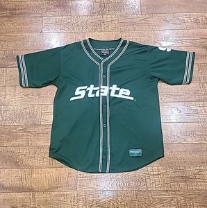 Vintage Michigan State Spartans Steve & Barrys Baseball Trikot XXL 2XL bestickt - Bild 1 von 9