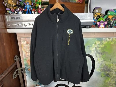 Vintage 90s Green Bay Packer Pro Player Reversible Jacket  - Image 1 of 4