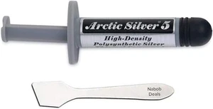 Arctic Silver 5 Wärmeleitpaste 3,5g AS5 3,5G mit Werkzeug - Bild 1 von 9