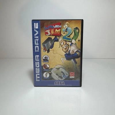 Earthworm Jim 2 Sega Mega Drive Game Complete + Manual Like New MD - Image 1 of 4